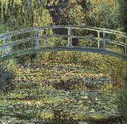 Claude Monet Waterlilies and Japanese Bridge oil on canvas